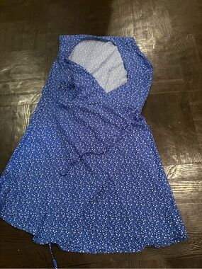 Royal Blue Floral Sundress